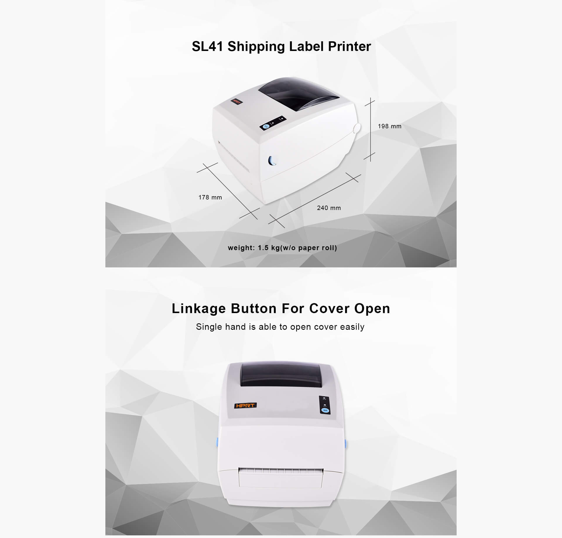 HPRT sticker label printer SL41